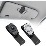 2 pi�ces porte lunettes pour voiture, support lunette visi�re de voiture, clip lunettes de soleil auto ...