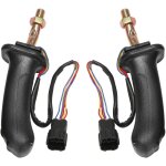2 pi�ces l + r 3 boutons pelle joystick assy poign�e engrenages pour doosan dx150 215 225 300 370 - 9c ...