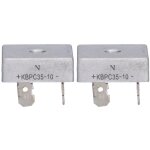 2 pi�ces redresseur de pont diode 4 broches pour g�n�rateur essence kbpc3510