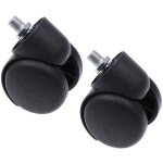 2 pi�ces 2 roue pour roue avant de fauteuil 360 degr�s remplacement de roue roues robustes roue avec ...