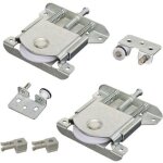 2 pi�ces roulette porte coulissante placard, roulette coulissant armoire, kit coulissante pour porte ...