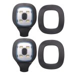 2 pi�ces s�ries lumi�re rechargeable usb pour chapeau de bonnet led, capuchon lampe frontale rempla�able ...