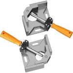 2 pi�ces serre joint angle � 90 degr�s, menuisier outillage, etau alliage d'aluminium, serrage angulaire ...