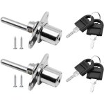 2 pi�ces serrure � ?tiroir avec cl� pour meubles serrure � piston pour classeurs armoire vitrine, diam�tre ...