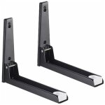 2 pices supports micro ondes en acier inoxydable, support micro ondes avec bras extensible, support ...