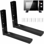 2 pièces support mural pour micro ondes, supports micro ondes, universel support pour four à micro ondes, ... 2 pièces support mural pour micro ondes, supports micro ondes, universel support pour four à micro ondes, ...