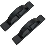 2 pices tatami poigne de porte encastre poigne dissimule pour tiroirs et armoires avec vis noir