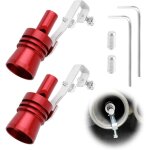 2 pi�ces turbo whistle, sifflet tuyau d'�chappement de voiture taille xl, blow - off turbo sound simulator ...