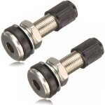2 pi�ces de valves de pneus pour motos et voitures avec tiges � valves et capuchons � poussi�re