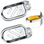 2 porte - savons de douche sans per�age - 22m - en plastique abs - r�glable - durable - pour la douche, ...