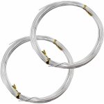 Memkey - 2 rouleaux 1mm fil aluminium fil metallique souple fil de fer convient pour la production artisanale ... Memkey - 2 rouleaux 1mm fil aluminium fil metallique souple fil de fer convient pour la production artisanale ...