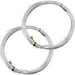 2 rouleaux 1mm fil aluminium fil metallique souple fil de fer convient pour la production artisanale ...