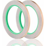 2 rouleau ruban cuivre, 20m x 6mm bande cuivre anti limaces adhesif cuivre double conducteur, ruban adhésif ... 2 rouleau ruban cuivre, 20m x 6mm bande cuivre anti limaces adhesif cuivre double conducteur, ruban adhésif ...