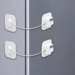 [jamais utilis�] lot de 2 serrure frigo avec code, cadenas frigo pour enfants, adh�sive verrou de r�frig�rateu ...