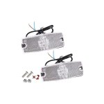 2 x feux de position avant blancs de remorque, feux de position latéraux, led lampes lumineuses contour ... 2 x feux de position avant blancs de remorque, feux de position latéraux, led lampes lumineuses contour ...