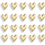 20 aimants de frigo en forme de c?ur dor�s, stickers magn�tiques d�coratifs mignons, petit set magn�tique ...
