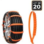 20 cha�nes � neige pour pneus de voiture, faciles � installer, adapt�es aux voitures, suv et camions ...