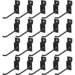 20 pcs crochet pour panneau perfor� mural, 10cm crochets pour panneaux perfor�s, crochet panneau perfor� ...