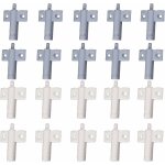 20 pcs cuisine amortisseur de porte tampon amortisseur tiroir matriau abs recyclable  haute rsistance ...