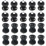 20 pcs de fixations de porte intrieure de voiture, clips de fixation, supports dcoratifs, jeux de rivets ...