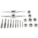 20 pcs outil pour tarauder, tarauds et fili�res, filetage extracteurs de vis, m3 - m12 en acier, avec ...