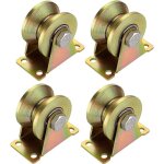 20 pcs poulie de levage, roue gorge v poulie simple pour de levage mouflage, rail roulette portail coulissan ...
