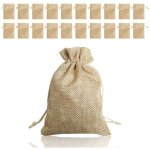 20 pcs sachets en jute, pochettes sachets en lin, sac cadeau r�utilisable, sac toile de jute pochette ...