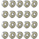 20 pi�ces 608zz roulements � billes, pour planches � roulettes, scooters, patins � roues align�es, 8 ...