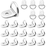 20 pices anneau d'arrimage, anneau arrimage remorque, crochet arrimage solide en forme de d en acier ...