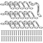 20 pi�ces boucles de pont pour kayaks plaque oeillet 5mm pontet inox marine en acier inoxydable 304 forme ...