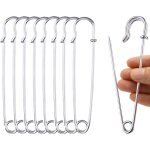 20 pi�ces �pingles � nourrice grandes epingles � nourrice 10 cm, pour couvertures, jupes et travaux manuels ...