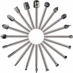 20 pi�ces frais hss outils rotatifs frais � bois pour dremel bricolage, travail du bois et gravure