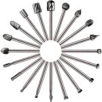 20 pi�ces d'outils rotatifs fraise hss fraise � bois fraise � bois, utilis�e pour dremel / accessoires ...