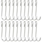 20 pices petit crochet s de suspension, crochet s acier inoxydable, crochet multifonctions, mini crochet ...