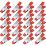 20 pi�ces pinces � ressort m�tal, mod�lisme pince � �piler, metal spring clamps, pinces � linge grip ...
