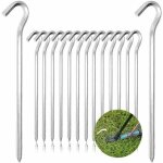 20 pi�ces piquet de tente sardines de fixation piquet sol sardines camping clous de sable 18 cm aluminium ...