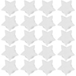20 pi�ces protections murales adh�sives amortisseurs pour poign�es de portes et armoires - �toiles blanches ...