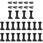 20 pices sries pieds de meubles rglables armoire pied jambe unit d'armoire avec coup clips pour cuisine ...