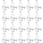 20 pieces support de monnaie pr�sentoir, mini chevalet en acrylique transparent, supports de chevalet ...