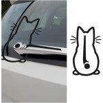 200�320�1)autocollant pour essuie - glace de chat, autocollant de chaton amusant pour essuie - glace, ...