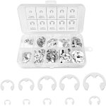 200 pi�ces circlips interne acier inoxydable, e - clips anneau de retenue externe snap, circlip avec ...