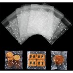200 pices sacs en cellophane sacs  biscuits autocollants transparents sacs  bonbons en plastique pour ...