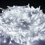 Swanew 200m 1000 led guirlande lumineuse tanche clairage nol lumires rideau lumires, blanc froid ...