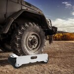 2041kg / 4500lbs chariot de pneu de voiture pneu portable chariot de roue de voiture skateboard