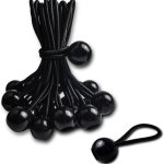 20pcs cordons �lastiques avec boules - lot de 25 cm tendeurs universels avec attaches - sangle elastique ...