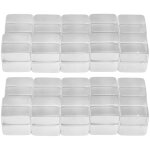 20pcs cubes transparents diy jeu de soci�t� accessoires �ducatifs cr�ativit� d�coratifs