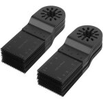 20pcs lames de scie oscillantes, coffret des accessoires d'outil multifonction oscillant, lame de scie ...
