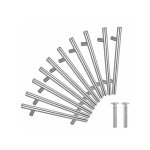 Promotion 20pcs poigne bton de porte t - bar cuisine porte meuble poignes acier inoxydable - entraxe ...
