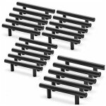 20pcs poignee meuble noir poign�e de meuble cuisine noir t poign�es placard tiroir noir entraxe 64mm