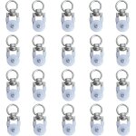 Aougo - 20pcs rouleaux de rail de rideaux, rouleaux de rail, rouleaux de tringle à rideaux glissières, ... Aougo - 20pcs rouleaux de rail de rideaux, rouleaux de rail, rouleaux de tringle à rideaux glissières, ...